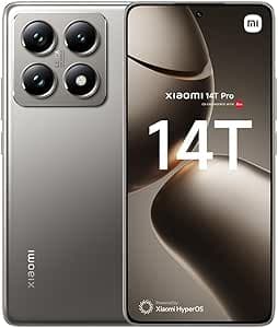 Xiaomi 14T Pro in Titan Black, vista posteriore con modulo fotocamere Leica